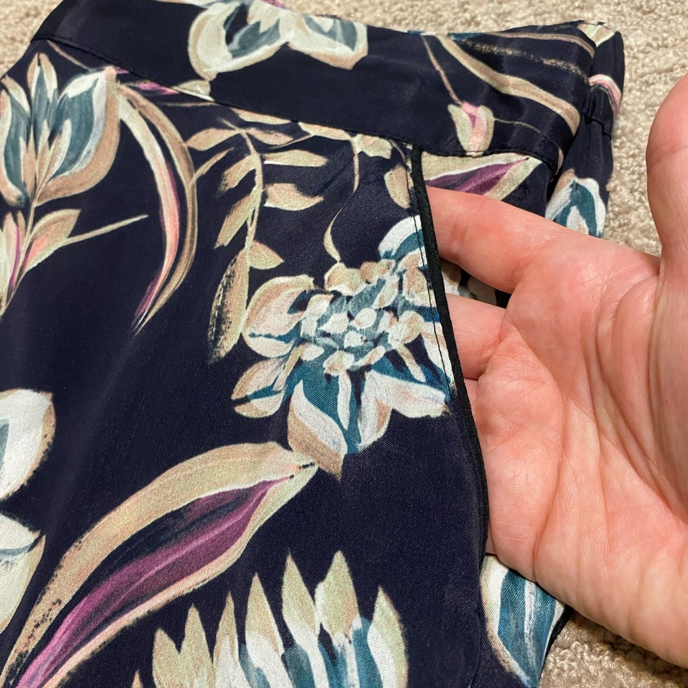 {Kachel | Anthropologie} Percy Floral Pants ~ Size 6 - Picture 7 of 16